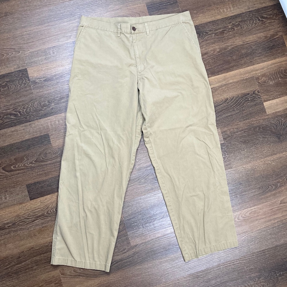 Patagonia Pants Organic Cotton Hiking Chino Kahki Size 40 Outdoors